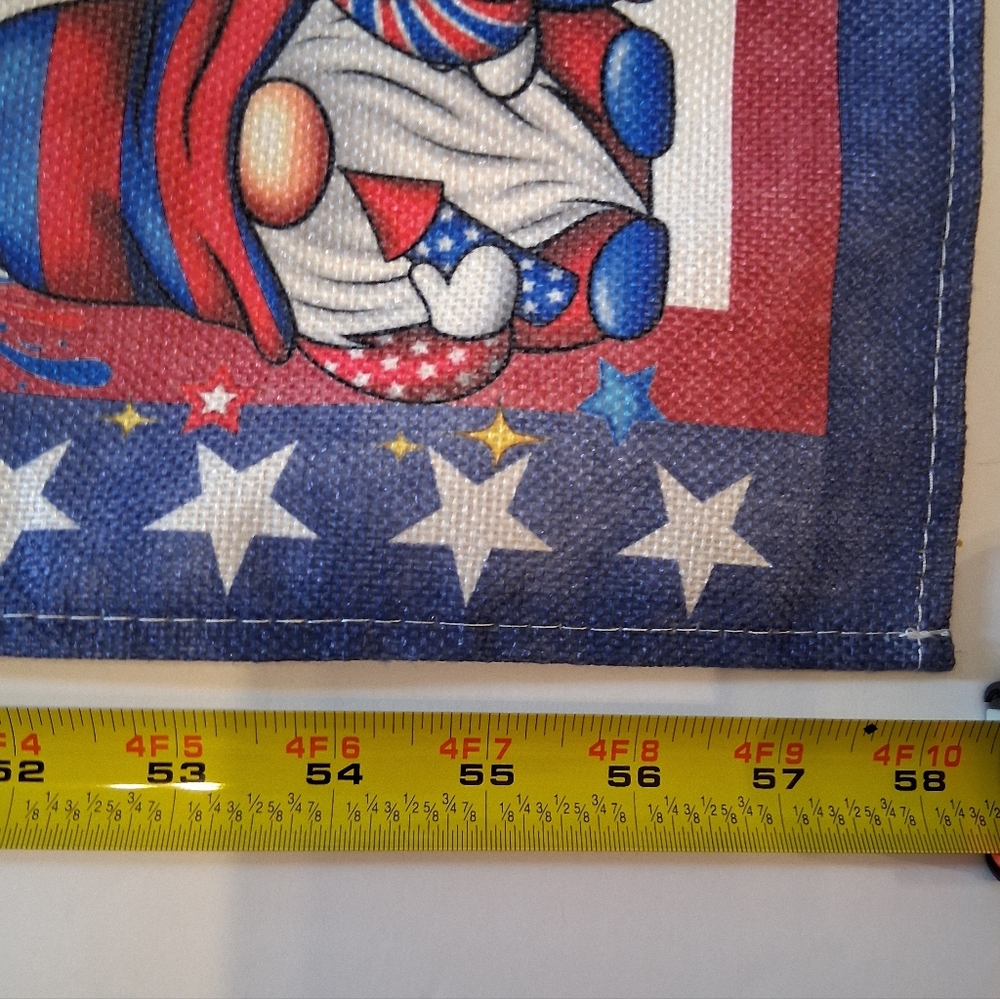 Patriotic Gnome Display Runner New No Tag - Picture 7 of 8